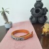 Elegancia en Piel: Cinturón de Piel Hecho a Mano en Telar de cintura