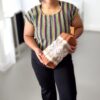 Belleza en Cada Detalle: Cajita Cosmetiquera de Cierre Hecha a Mano - Imagen 4