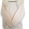 Guayabera Beige de Lino Manga Larga Bordada a mano: Maestría Artesanal - Imagen 6