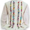 Guayabera Beige de Lino Manga Larga Bordada a mano: Maestría Artesanal - Imagen 3