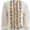 Guayabera Beige de Lino Manga Larga Bordada a Mano: Bordados que Inspiran - Imagen 3