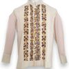 Guayabera Beige de Lino Manga Larga Bordada a Mano: Bordados que Inspiran - Imagen 5