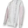 Guayabera Blanca de Lino Manga Larga Bordada a Mano: Arte y Tradición - Imagen 2