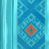 Guayabera Turquesa de Lino Manga Corta con Tejido de Telar y Grecas: Sutil Encanto - Imagen 12