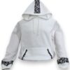 Sudadera con Gorro Blanca cerrada Bordada a Mano: Tu Nueva Favorita - Imagen 2
