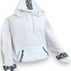 Sudadera con Gorro Blanca cerrada Bordada a Mano: Tu Nueva Favorita