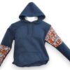 Sudadera con Gorro Azul Marino Cerrada para Niño Bordada a Mano: Confort y Distinción Únicos - Imagen 6
