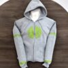 Sudadera con Gorro Gris para Niño de Cierre y Bordado a Mano - Elegancia Sofisticada - Imagen 2