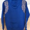 Sudadera con Gorro Azul Rey Cerrada Bordada a Mano: EL Bordado Perfecto - Imagen 13