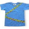 Pequeño Rey: Playera Azul Celeste de Manga Corta para Niño Bordada a Mano
