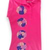 Refinamiento Rosa: Playera Rosa Tipo Polo para Dama Bordada a Mano - Imagen 4