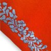 Sutileza en Bordado: Playera Naranja Tipo Polo para Dama Bordada a Mano - Imagen 9
