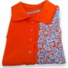 Sutileza en Bordado: Playera Naranja Tipo Polo para Dama Bordada a Mano - Imagen 10