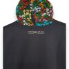 Estilo Encantado: Sudadera negra con Gorro para Niña Bordada a Mano - Imagen 9