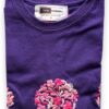 Elegancia Infantil: Playera Morada para Niño de Manga Corta Bordada a Mano - Imagen 6