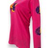 Sutil Elegancia: Playera Rosa Para Dama de Manga Larga Bordada a Mano - Imagen 5