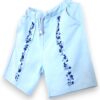 Elegancia Infantil: Conjunto de Playera y Short Azul Cielo con Resorte para Niño Bordado a Mano  - Imagen 6