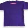 Elegancia Infantil: Playera Morada para Niño de Manga Corta Bordada a Mano - Imagen 3