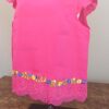 Sutil Belleza: Blusa Rosa Desmangada Bordada a Mano