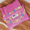 Sutil Belleza: Blusa Rosa Desmangada Bordada a Mano - Imagen 6