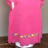 Sutil Belleza: Blusa Rosa Desmangada Bordada a Mano - Imagen 3