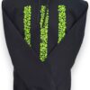 Estilo y Elegancia: Sudadera Negra con Gorro Cerrada Bordada a Mano - Imagen 6