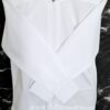 Elegancia Atemporal: Hermosa Guayabera de Lino Blanco Bordada a Mano - Imagen 8
