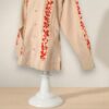 Raíces Oaxaqueñas: Hermosa Guayabera de Lino Beige Bordada a Mano - Imagen 2